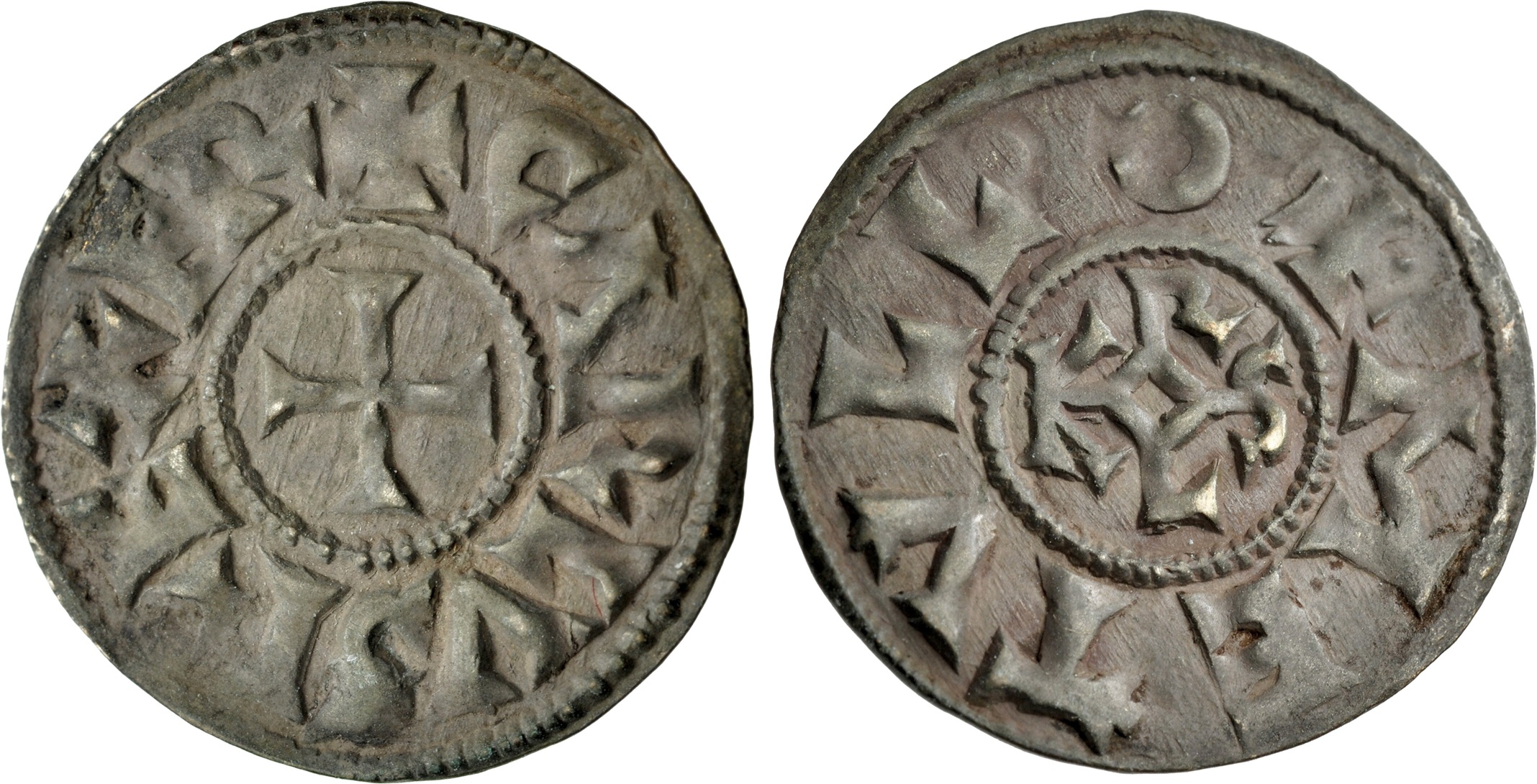 Denier d'argent médiéval